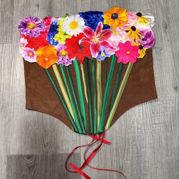 Tyler Mcgillivary Tops - Tyler McGillivary Bouquet Floral Corset